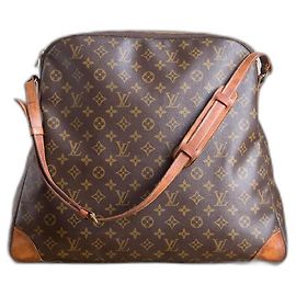 Bolsa de mão Louis Vuitton Encomenda Especial Castanho Escuro