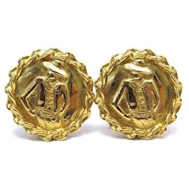 Orecchini Chanel vintage 1994 GABRIELLE COCO METAL ORECCHINI DORATI DORATI