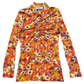 Camicetta Msgm in Viscosa Multicolore