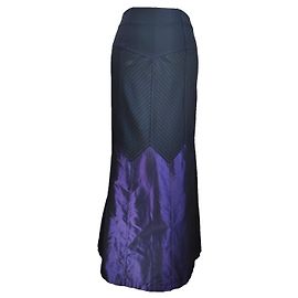 Falda Maxi Morada Etro de Seda y Lana