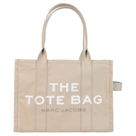 Borsa tote Marc Jacobs in tessuto crema