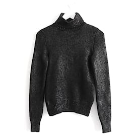 Celine x Michael Kors Metallic-Pullover aus bemaltem Kaschmirmix - Céline