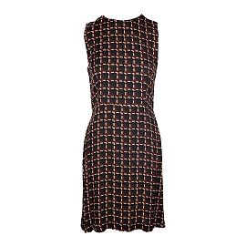 Vestido Estampado A Cuadros Marni