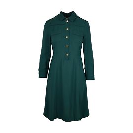 Grünes Hemdkleid von Louis Vuitton