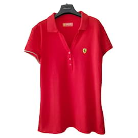 Autre Marque Top de algodón rojo Scuderia Ferrari