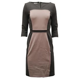 Escada 3/4 Ärmelkleid aus schwarzem Polyester