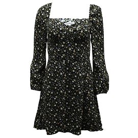 Minivestido Reformation Remi en viscosa floral