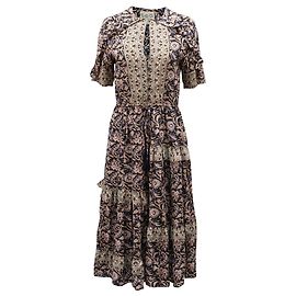 Vestido midi con estampado floral de Sea New York en algodón multicolor