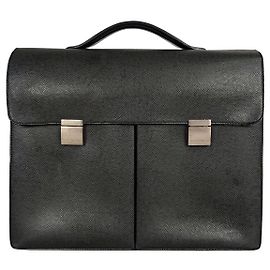 Louis Vuitton Borsa a mano unisex in pelle nera