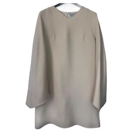 Valentino Kleid aus Wolle und Seide Creme