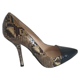 Prada Python Leder Absatzschuhe 38