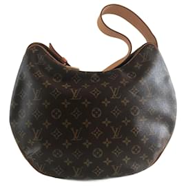 Borsa Louis Vuitton Croissant GM Monogram Canvas Marrone