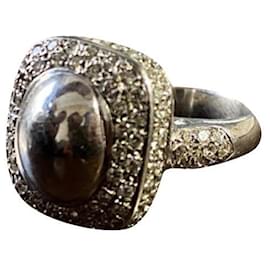 Ring aus Weißgold und Diamanten 18 Karat - Autre Marque