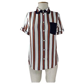 Camicia a righe in viscosa Baum und Pferdgarten