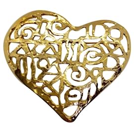 Spilla Marie Claire Heart in metallo dorato - Autre Marque