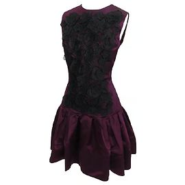 Einteiliges Abendkleid mit Blumenstickerei von Christian Dior