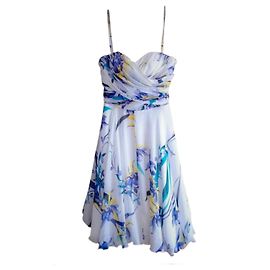 Versace Jeans Couture Midikleid aus Seide Blumenmuster