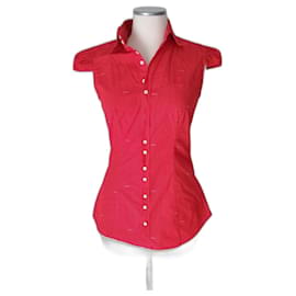 Camisa Dsquared2 de algodón roja