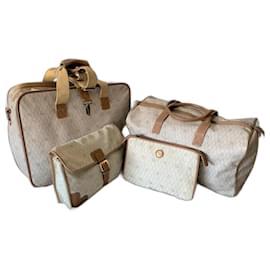 Set Borsa da Viaggio Christian Dior Beige in Tela