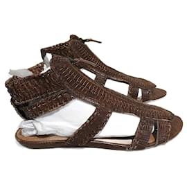 Sandálias GIVENCHY T.EU 38.5 Couro - Givenchy