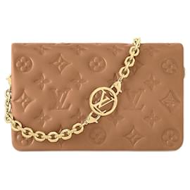 Louis Vuitton Pochette Coussin Monogramma Pelle Marrone