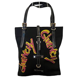 Borsa Tote Givenchy in Cotone Nero con Strass