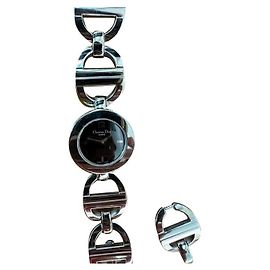 Christian Dior Maris Breath Uhr Edelstahl Weißes Zifferblatt