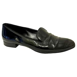 Mocassino Saint Laurent in vernice nera