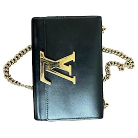 Louis Vuitton Louise MM Pelle Verniciata Nera