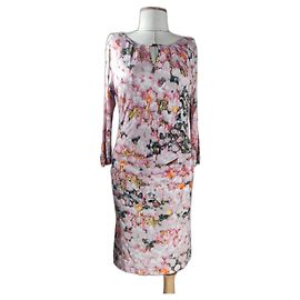 Luisa Cerano Kleid aus Viskose mehrfarbig