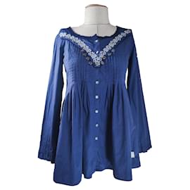 Top in cotone blu Odd Molly