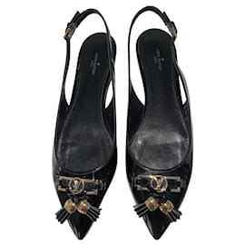 Ballerine Louis Vuitton in pelle nera taglia 40
