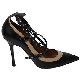 Décolleté con borchie Valentino Grommet in pelle nera