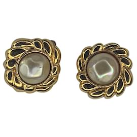 Orecchini Chanel fiore oro e perla