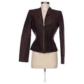 Amanda Wakeley Blazer aus Seide Braun