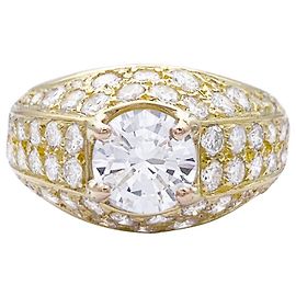 inconnue Anello in oro giallo, Diamants.
