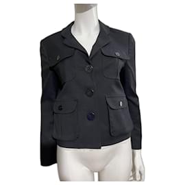 Vintage-Militärjacke, Maulbeere - Mulberry