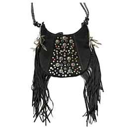 Borsa a tracolla River Island in pelle nera - Autre Marque