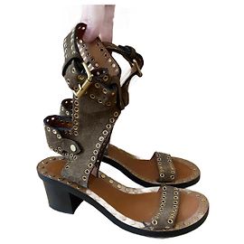 ISABEL MARANT Sandali T.EU 35 Camoscio