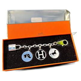 Hermès Breloque Bag Charm Silver Metal