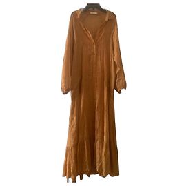 Mes Demoiselles ... Mes Demoiselles Kleid aus Baumwolle orange