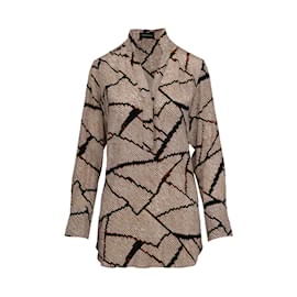 Von Malene Birger bedruckte Seidenbluse - By Malene Birger