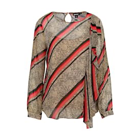 DKNY bedruckte Bluse mit Rüschen - Dkny