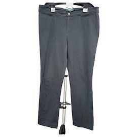 Ralph Lauren Skinny Hose schwarz Baumwolle XL