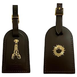 Etichetta bagaglio Louis Vuitton Paris reversibile marrone