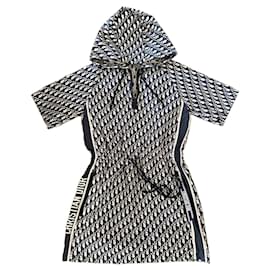 Dior vestido con monograma oblicuo
