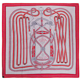 Accessorio HERMES Sciarpa 140 in Cashmere Rosso - 100407 - Hermès