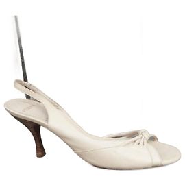 Sandalias de tacón Joseph de piel beige 37