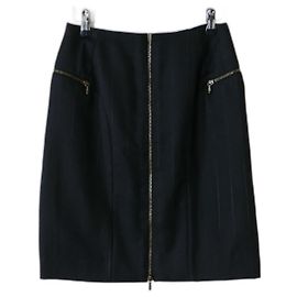 Christian Dior Vintage OI00 Falda tubo con cremallera delantera