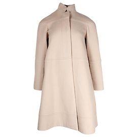 Chloé Chloe A-Linie Cape-Mantel aus cremefarbenem Kaschmir